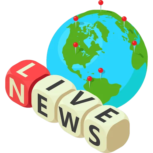 Illustration of news spreading across a region