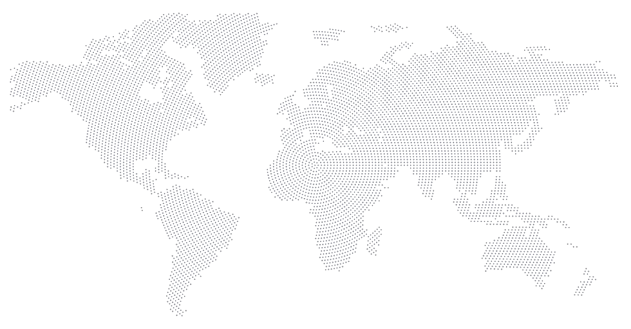 World map with the countries World Newswire covers